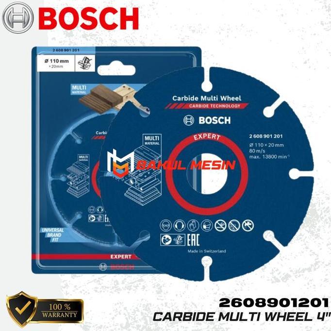 BOSCH Carbide Multi Wheel Multipurpose 4Inch Batu Potong gerinda
