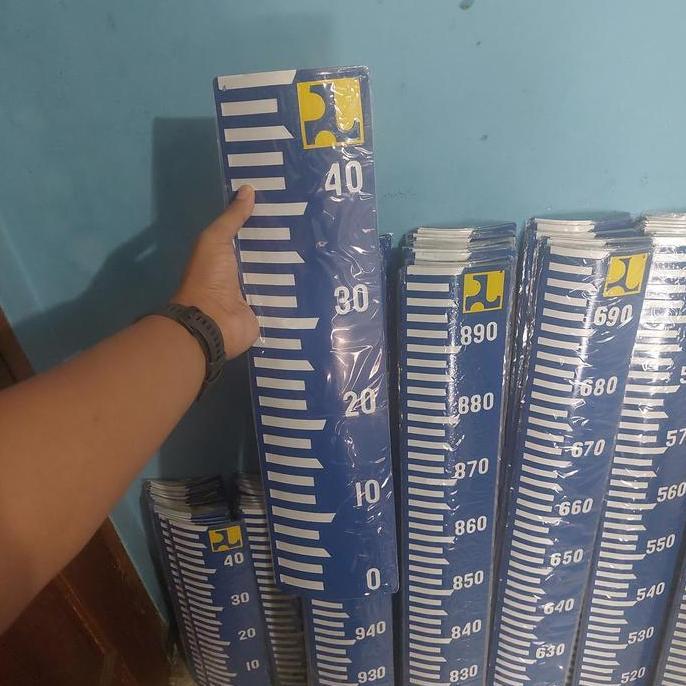 PROMO DISKON - Peil Scale Peil Schaal papan duga air 50 cm
