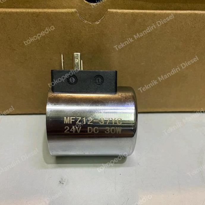 TERMURAH - coil selenoid hydraulic MFB12-37YC DC24v 30W /coil 23mm x 50mm
