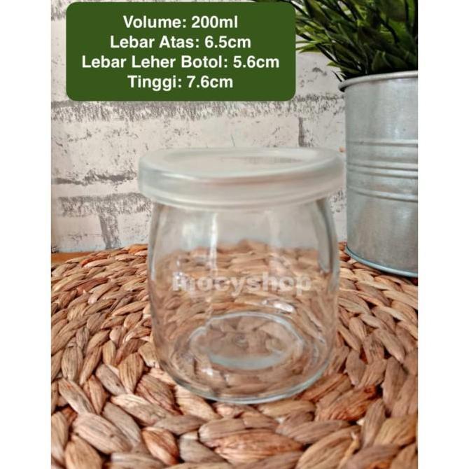 JAR PUDING 200ML DENGAN BUBBLE