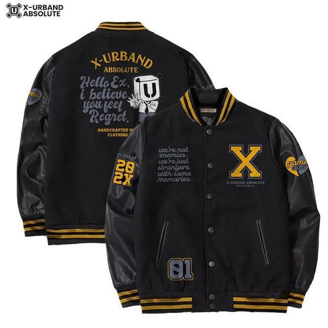 X Urband Jaket Baseball Varsity Original