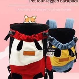 Tas Gendong Depan Belakang Untuk Anjing Kucing Lucu Tas Gendong