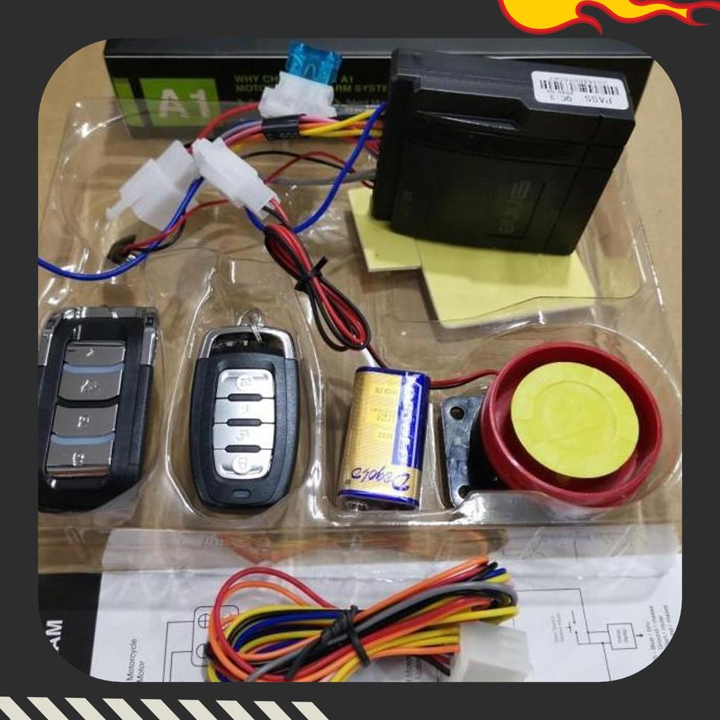 Alarm Motor Securicle 9 Nine A1 Super