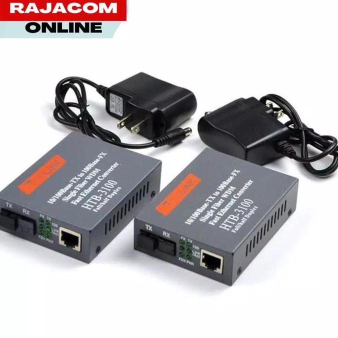 Netlink HTB 3100 Fiber Optic To Lan Media Converter A+B 1Set Net Link