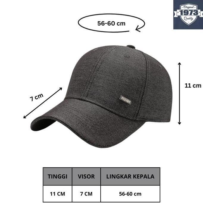 Baseball cap : PREMIUM PLAIN - Topi baseball topi pria topi wanita
