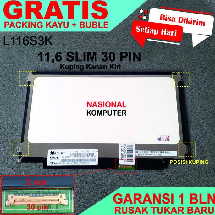 Layar LCD LED Acer Aspire E11 ES1-111 ES1-131 ES1-132