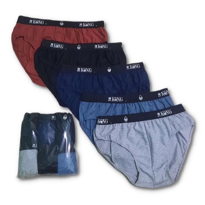 12 Pcs Celana Dalam Pria Dewasa Js Polos Size S.M.L.Xl Selempak Pria Dewasa Sempak Cowok Lusinan Mat