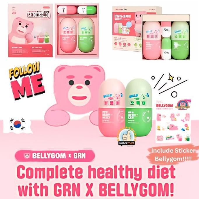 [Ready] GRN+ x Bellygom All New Pink & Green Set Season 4