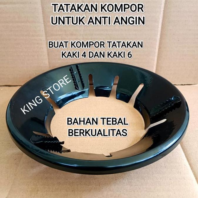 TATAKAN COVER KOMPOR GAS ANTI ANGIN KAKI 6 ANTI SLIP LICIN DAN HEMAT