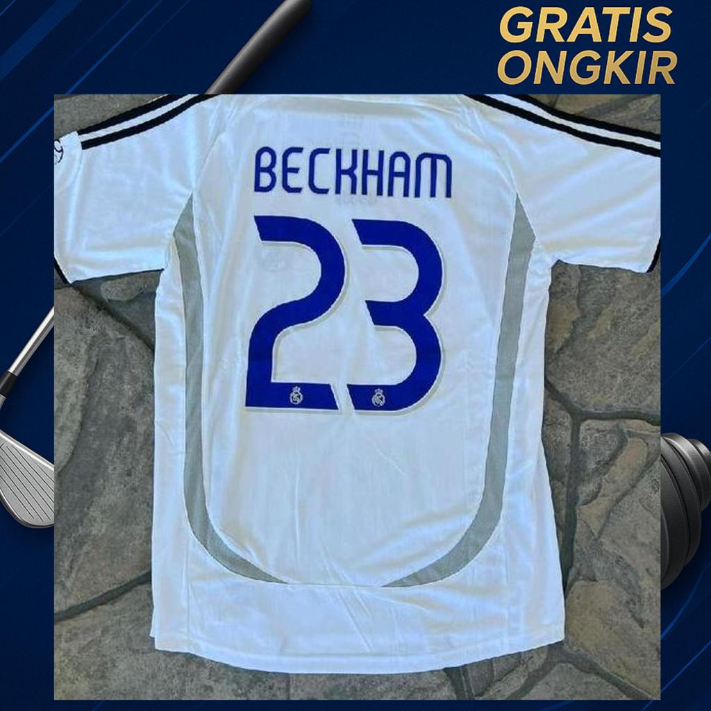 Retro Vintage | Madridd Home 2006-07 Beckham #7 [Bloke Core Style] Realpict