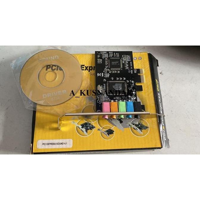 BEBAS ONGKIR - PCI EXPRESS SOUND CARD 4.1 | PCIE SOUND CARD 4.1