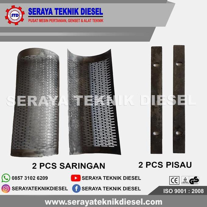 Saringan & Pisau Giling Padi KD350 MAHKOTA