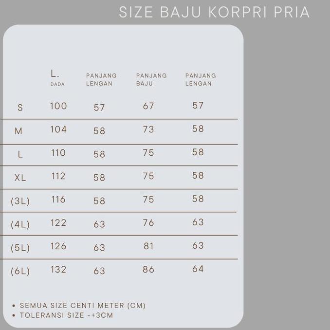 Kemeja Korpri Pria / Baju Korpri Pria / Korpri Pria