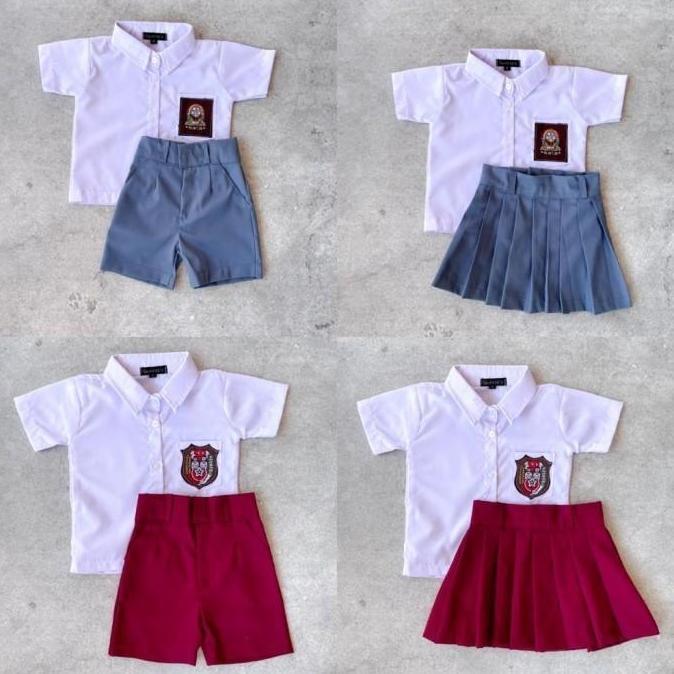 baju seragam SD SMA bayi batita balita anak laki-laki perempuan kecil