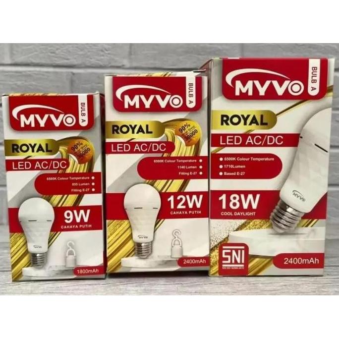 BOHLAM EMERGENCY MYVO ROYAL 9W 12W 18W 24W 9 WATT 12 WATT 18 WATT 24 WATT LAMPU EMERGENCY LED MYVO R