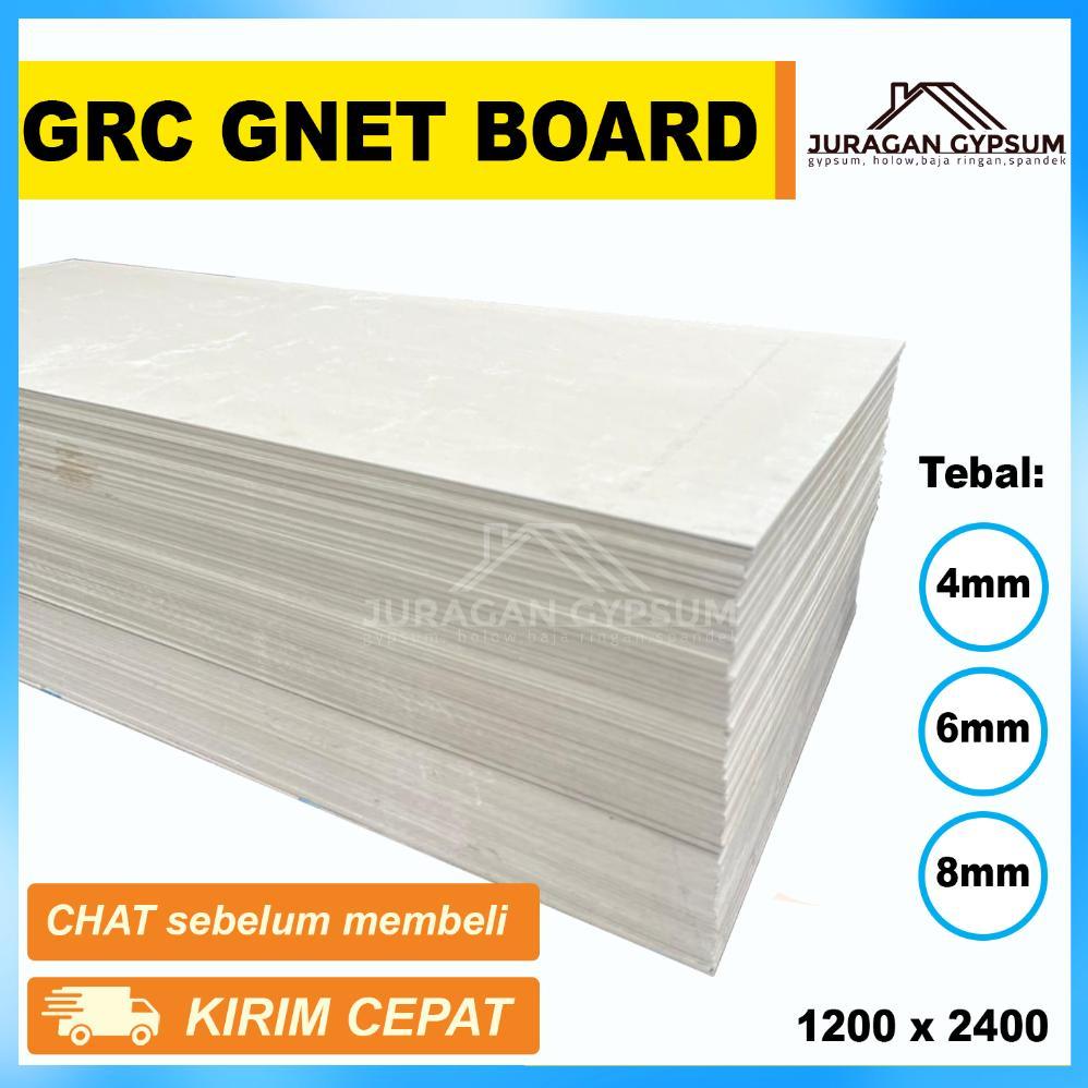 GRC GNET Board 4mm 6mm 8mm | Papan Semen Kalsi |
