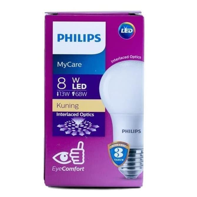 Bohlam LED PHILIPS / Lampu PHILIPS LED Bulb / Lampu LED PHILIPS 8W