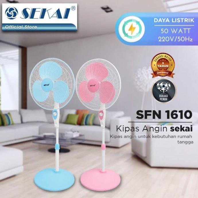 sekai SFN1610 Kipas Angin Tumpu