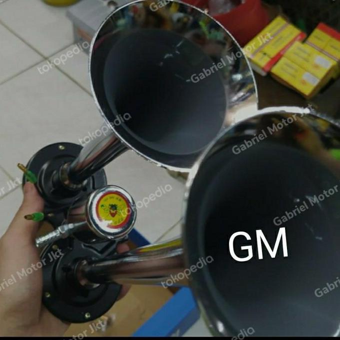 klakson angin /air horn 2 trompet cicada 12v/24volt Terlaris