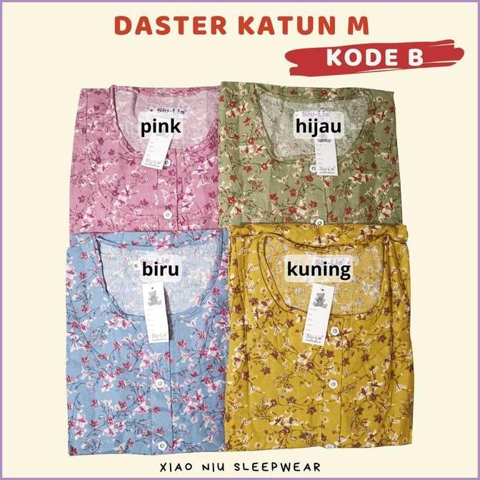 Daster Katun Busui Siu-Lie Size M / Daster Jumbo