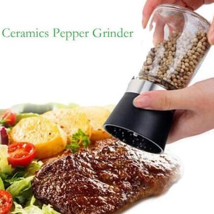 Grinder Lada Merica / Alat Penggiling Lada Manual Glass Pepper Grinder