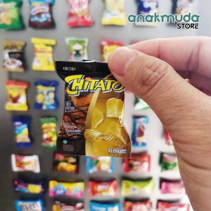 MAGNET KULKAS tempelan kulkas motif Snack miniatur makanan Lucu
