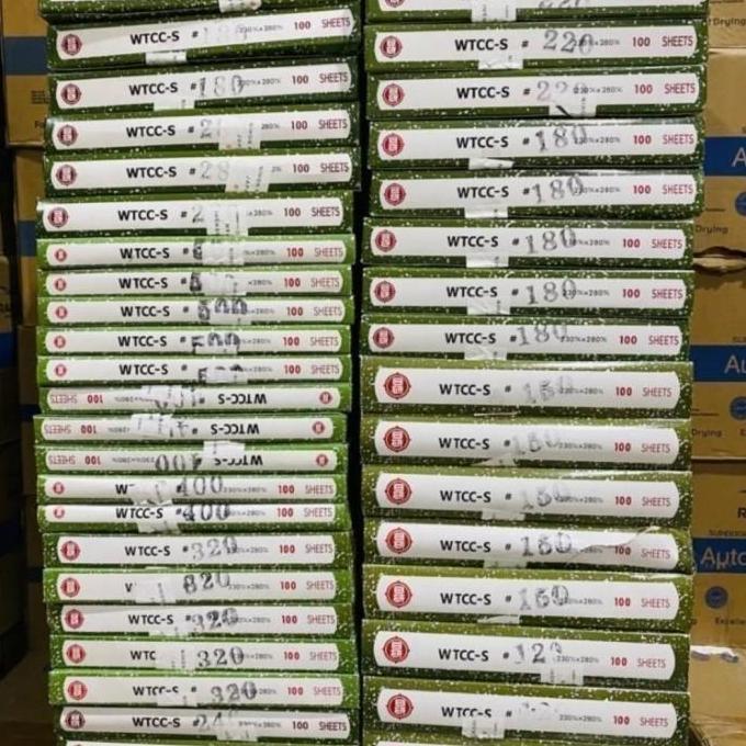 amplas nikken eceran #320 / amplas nikken waterproof Japan ORIGINAL nikken abrasive paper