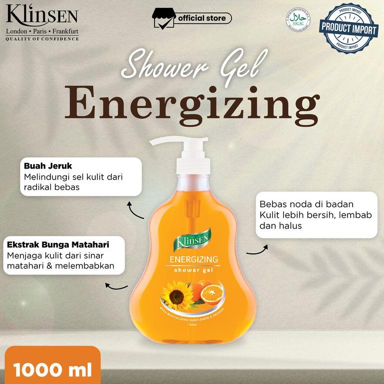 Sabun Mandi Cair Klinsen Shower Gel Energizing 1000 ml