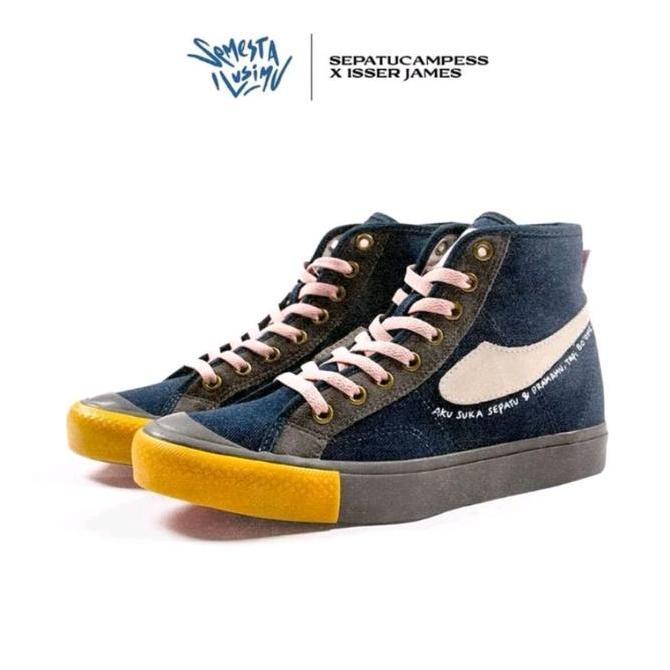 sepatu shoes CAMPESS X ISSER JAMES semesta ilusimu explicit content