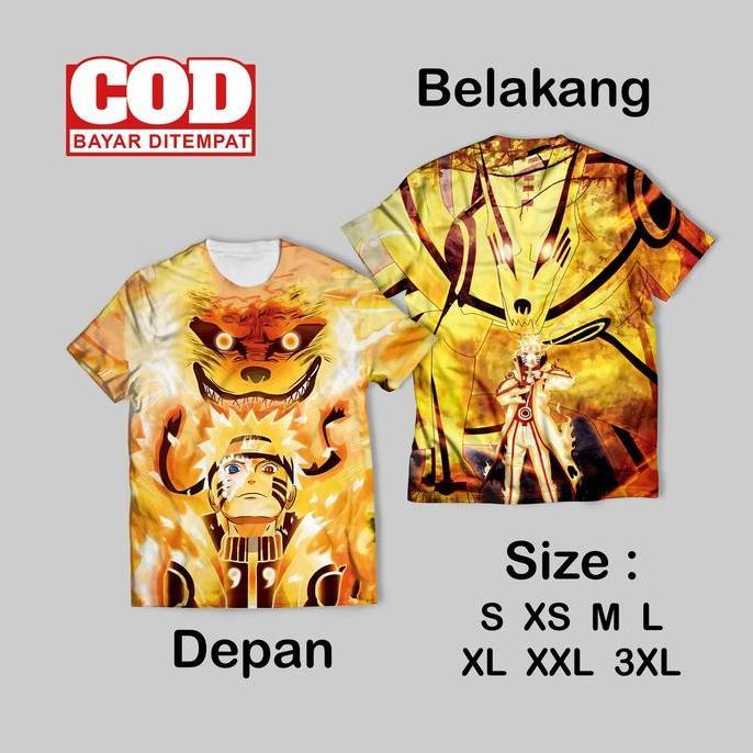 Kaos FullPrint ANIMASI SHIPUDDEN AOP | Anime