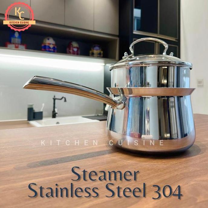 Panci Kukus Stainless Steel 304 / Panci SS High Quality / Steamer SUS304 / panci elegant