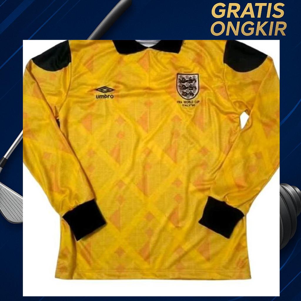 Jersey Retro Inggris Gk Longsleeve Size Lengkap S-5Xl Blokecore Vintage Classic