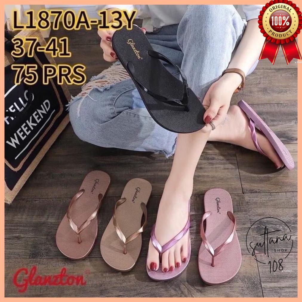 Terlaris Sandal Jelly Glanzton L1870 Sandal Jepit Tali Terbaru
