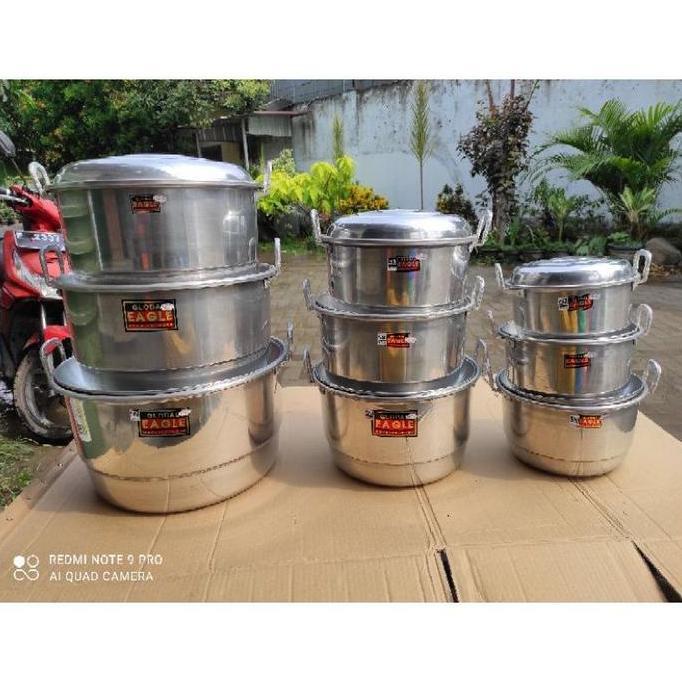 Panci Langseng Kukus Dandang Steamer 33cm Global Eagle