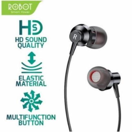 EARPHONE ROBOT RE240 With MIC HeadPhone Microphone Robot RE 240