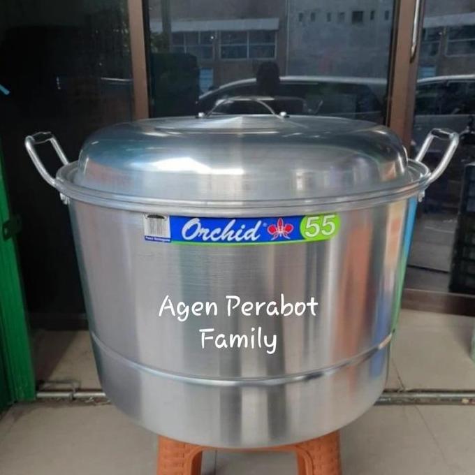 Panci Serbaguna 55 cm ORCHID /Dandang Steamer Langseng Panci Nasi 55cm