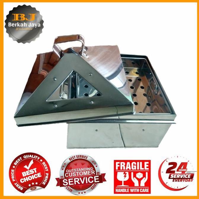 Kukusan Stainless Persegi 45 cm Klakat Dimsum Steamer
