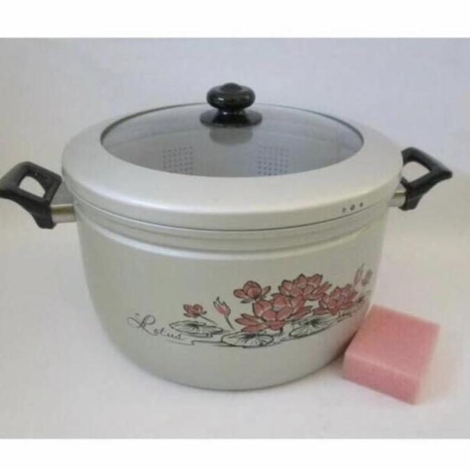 PANCI KUKUS /DANDANG /STEAMER BESAR ALUMINIUM 33CM - MASPION