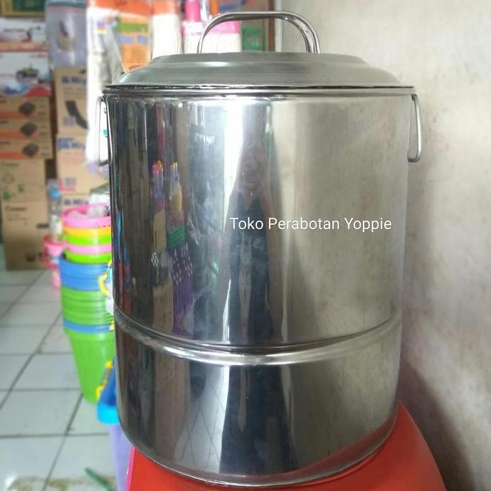 Dandang stainless 32 / Langseng stainless / tong stainless