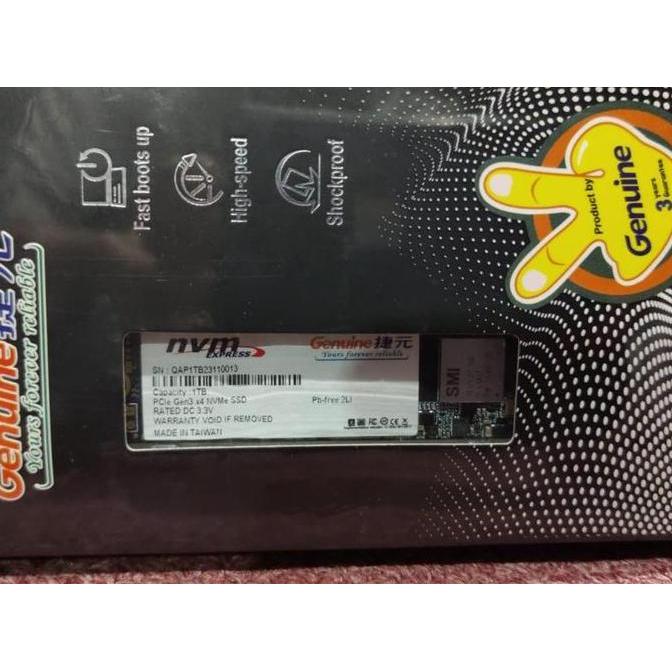 HARGA DISC - Genuine SSD M.2 2280 NVme 1 TB - Garansi 3Tahun