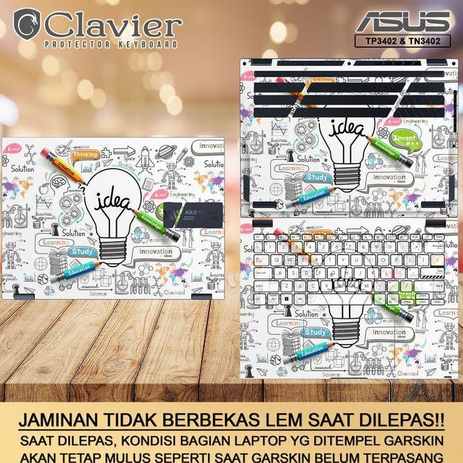 Cover Garskin Laptop Asus VivoBook S 14 Flip TP3402 TP3402V TP3402VA