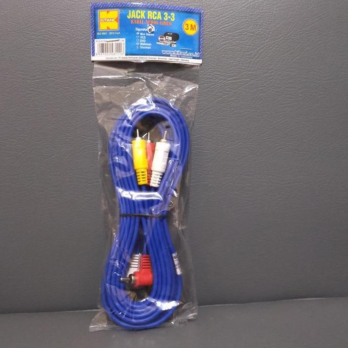 Kabel RCA 3-3 Kitani 3 meter