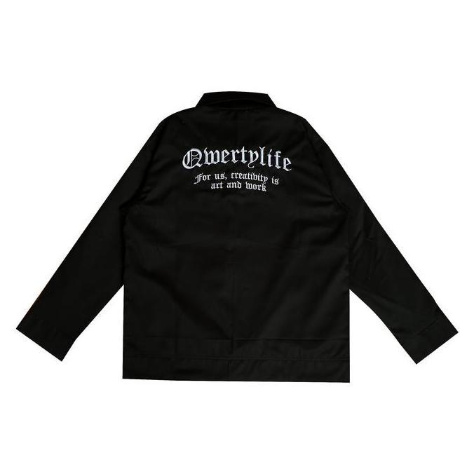 Promo Qwertylife Work Jacket Jems Black