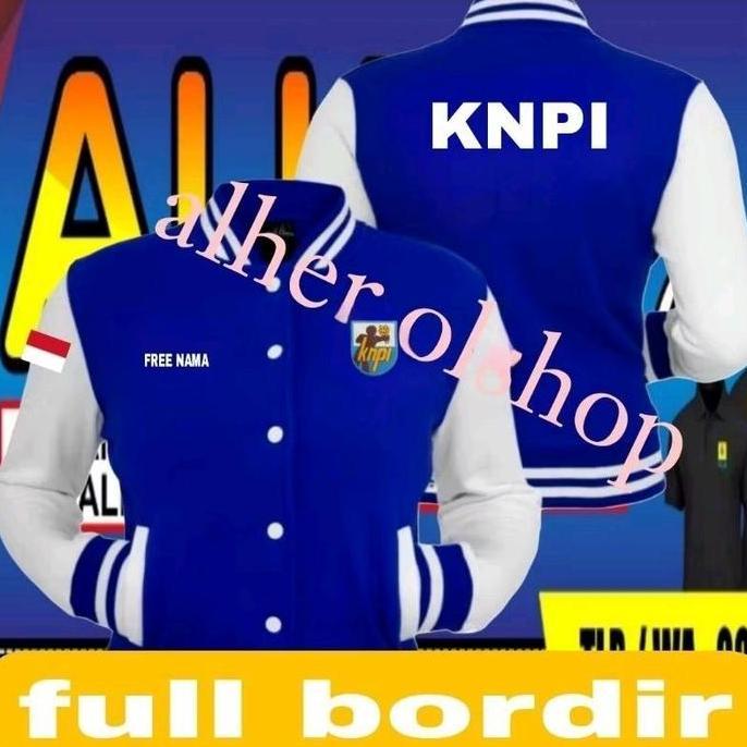 Sale Jaket Bordir Bisa Satuan Bisa Request Nama Jaket Bordir Knpi Jaket Knpi Jaket Baseball Knpi Jak