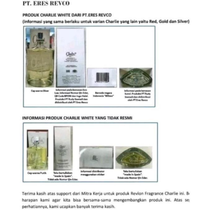 charlie white parfume revlon ori