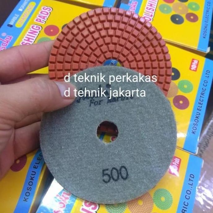 diamond pad kosoku #500 - pad poles marmer - pad poles granite