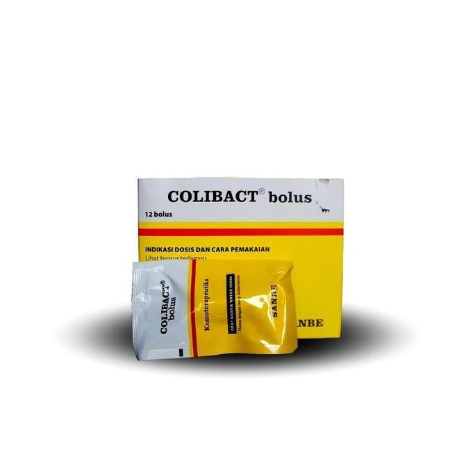 Obat Hewan antibiotik, mencret, Batuk Flu Hewan (COLIBACT bolus 1 DUS) [terbaik]