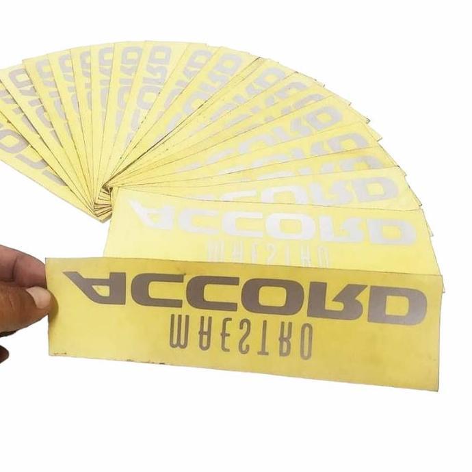 STICKER KACA BELAKANG ACCORD MAESTRO SM4 ORIGINAL 90/91 Terlaris
