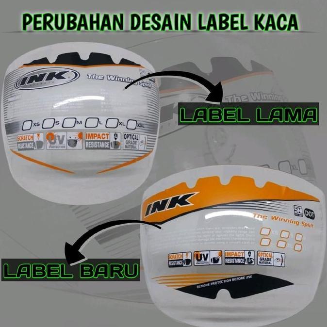 kaca helm ink centro kaca visor ink centro original ink centro Motorcycle visor