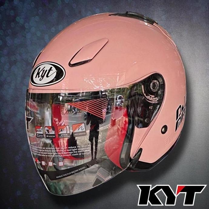 KYT DJ MARU POLOS ORIGINAL STANDAR DOT Terlaris